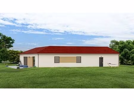 terrain avec maison neuve à vendre