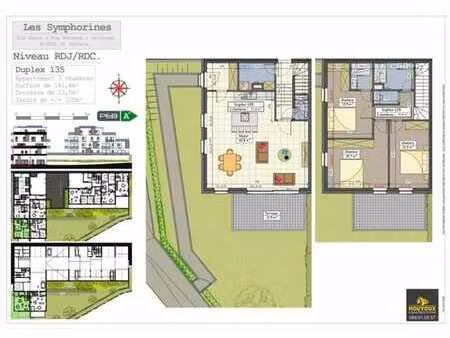 magnifique duplex 3 chambres