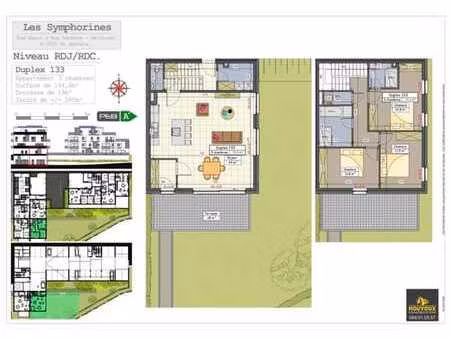 magnifique duplex 3 chambres