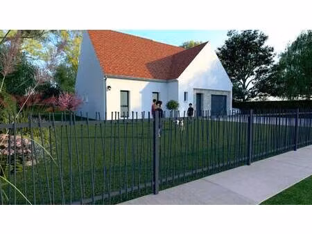 terrain avec maison neuve à vendre