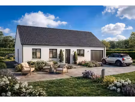 terrain avec maison neuve à vendre