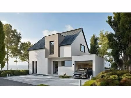 terrain avec maison neuve à vendre