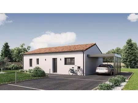 terrain avec maison neuve à vendre