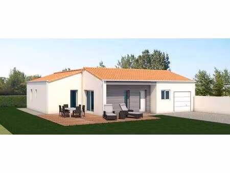 terrain avec maison neuve à vendre