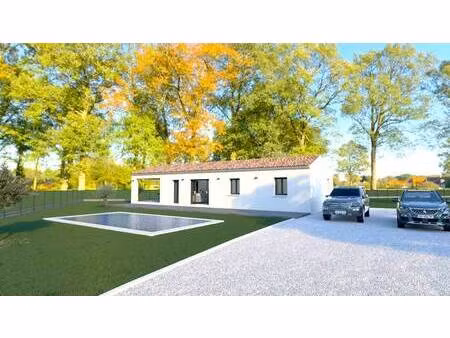 terrain avec maison neuve à vendre