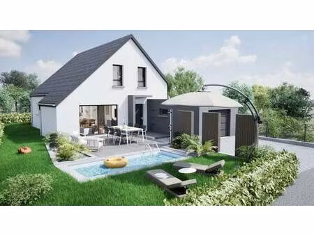 terrain avec maison neuve à vendre