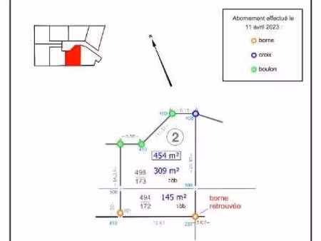 terrain constructible viabilisé à vendre