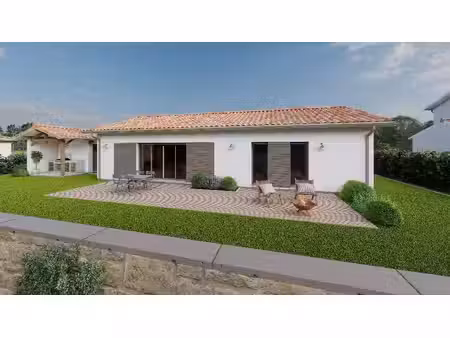 terrain avec maison neuve à vendre