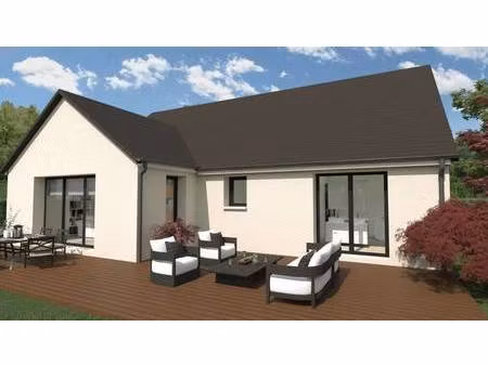 terrain avec maison neuve à vendre