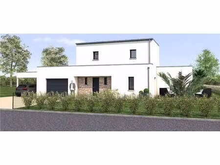 terrain avec maison neuve à vendre