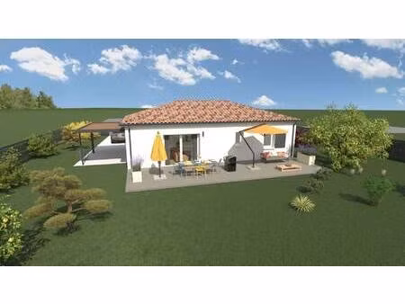 terrain avec maison neuve à vendre