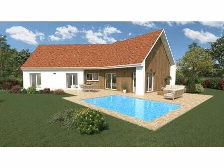 terrain avec maison neuve à vendre