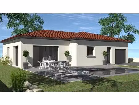 terrain avec maison neuve à vendre