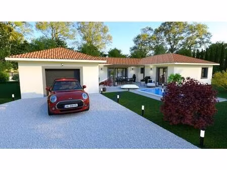 terrain avec maison neuve à vendre