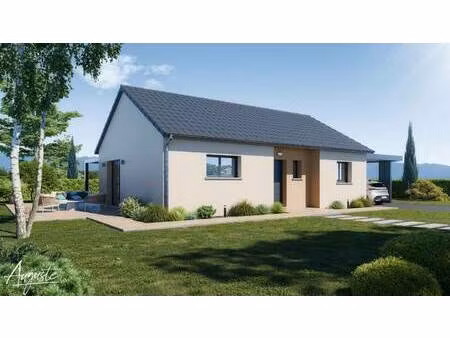 terrain avec maison neuve à vendre