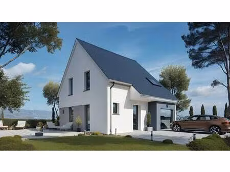 terrain avec maison neuve à vendre