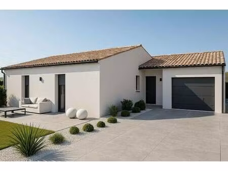 terrain avec maison neuve à vendre