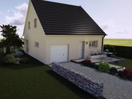 terrain avec maison neuve à vendre