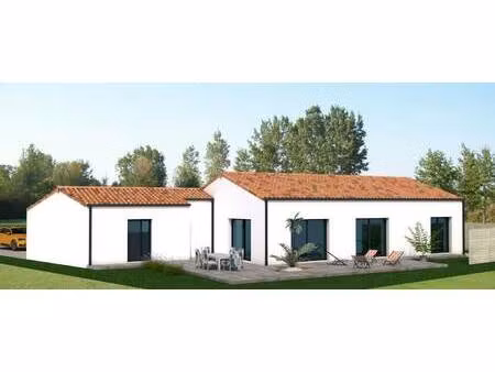 terrain avec maison neuve à vendre