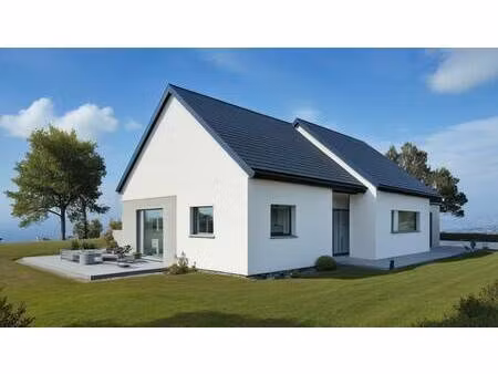 terrain avec maison neuve à vendre