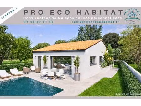 terrain avec maison neuve à vendre