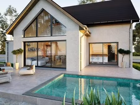 terrain avec maison neuve à vendre