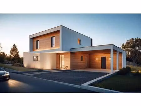 terrain avec maison neuve à vendre