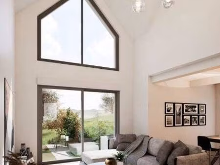 terrain avec maison neuve à vendre