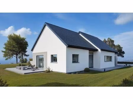 terrain avec maison neuve à vendre