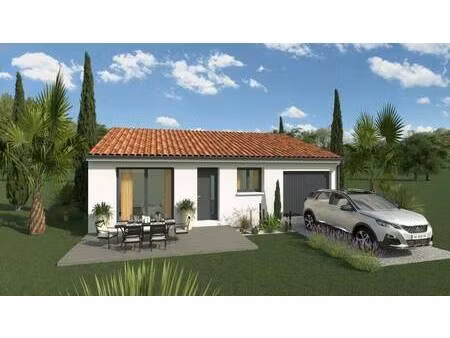 terrain avec maison neuve à vendre