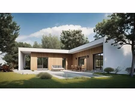 terrain avec maison neuve à vendre