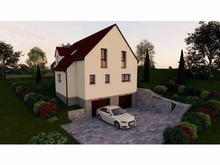 terrain avec maison neuve à vendre