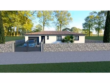 terrain avec maison neuve à vendre