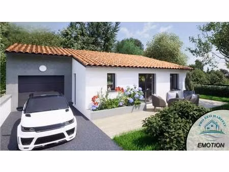 terrain avec maison neuve à vendre