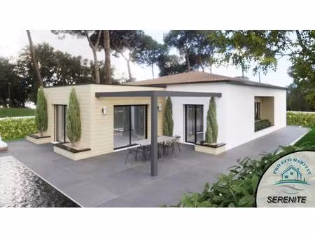 terrain avec maison neuve à vendre