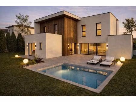 terrain avec maison neuve à vendre