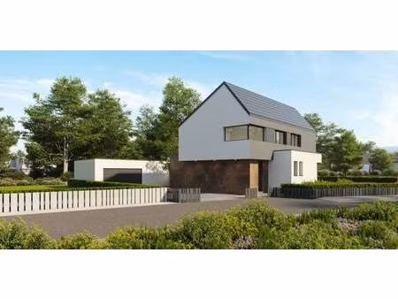 terrain avec maison neuve à vendre