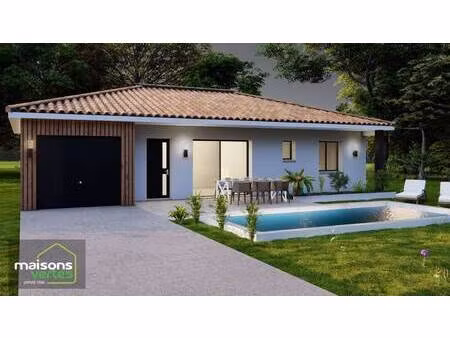 terrain avec maison neuve à vendre