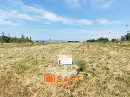 terrain constructible viabilisé à vendre