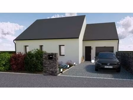 terrain avec maison neuve à vendre