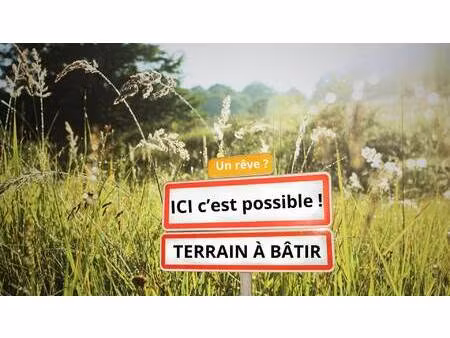 terrain constructible à vendre