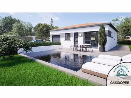 terrain avec maison neuve à vendre