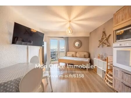 référence : 6158-scn. - appartement 5 personnes de 28 m2  rénové   centre station des...