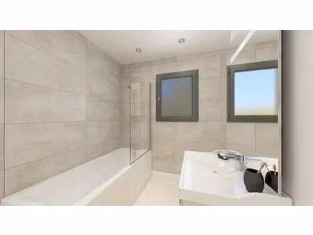 terrain avec maison neuve à vendre