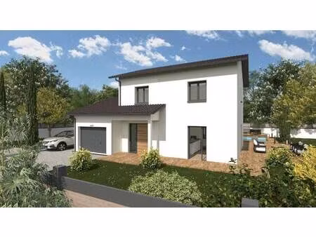 terrain avec maison neuve à vendre