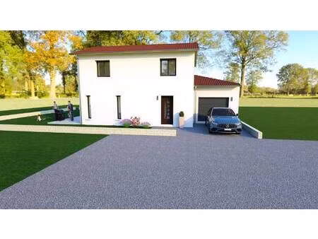 terrain avec maison neuve à vendre