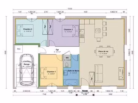 terrain avec maison neuve à vendre