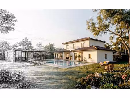 terrain avec maison neuve à vendre