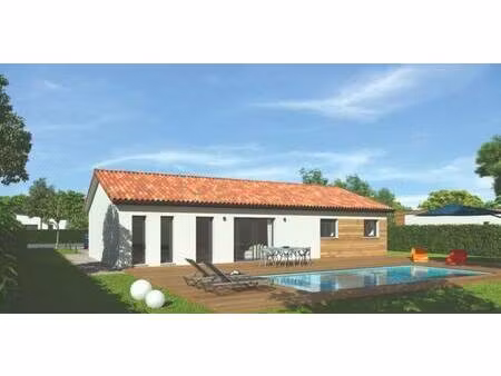 terrain avec maison neuve à vendre