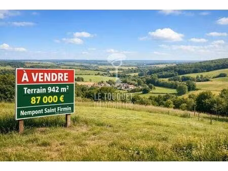 terrain constructible à vendre